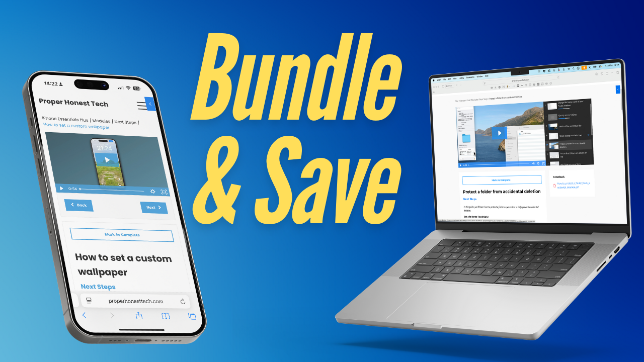 Bundle & Save — iPhone and Mac Essentials Plus
